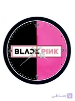 ساعت دیواری طرح گروه black pink