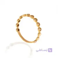 انگشتر طلا زنانه طرح گوارسه نگیندار کد CR314
