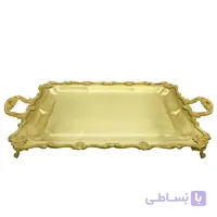 سینی برنجی مستطیل ایران کادو مدل 103b ا Irankado B103 Brass Tray