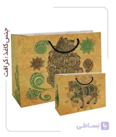 ساکدستی فانتزی با کاغذ کرافت کد10305