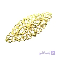 توری آنتیک تزیینی طرح بیضی طلایی