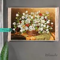 تابلوفرش ماشینی سبد گل کد 38