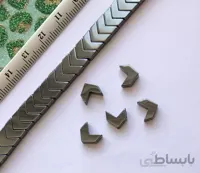 سنگ حدید فلشی رنگ دودی سایز 8