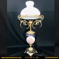 آباژور برنزی رومیزی طرح پنجم