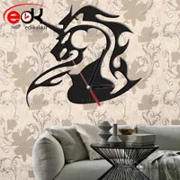 ساعت دیواری فانتزی طرح تندر در پنج رنگ