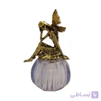 مجسمه فلزی مدل پری روی گوی