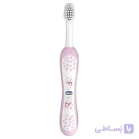 مسواک کودک صورتی چیکو مدل First Milk 6-36 ماه