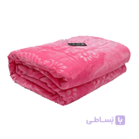 پتو ترک اکرولیک دونفره دورمینا صورتی