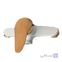 شیر توالت سفید طلایی راهدانه