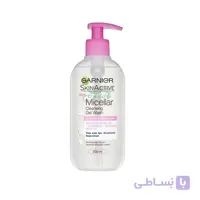 ژل شستشو پوست حساس چشم و لب گارنیر