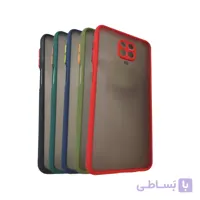 کاور شیائومی RM note 9pro پشت مات محافظ لنز دار
