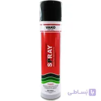 اسپری رنگ مشکی مات واکو حجم 300 میلی لیتر