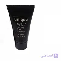 پلی ژل بی رنگ کاشت ناخن Unique وزن ۳۰ گرم کد ۰۱