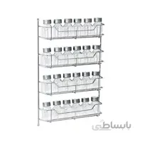 جا ادویه قوطی شیشه ای مدل A828 آدلان