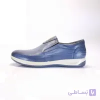 کفش چرم مردانه جی اف اس مدل Real – رنگ سرمه ای