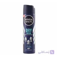 اسپری ضد تعریق مردانه نیوآ مدل Dry Fresh حجم ۱۵۰ میلی لیتر ا Nivea Dry Impact Spray for Men 150ml