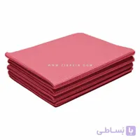 مت یوگا و پیلاتس (PVC) تاشو : سرخآبی + کاور رایگان