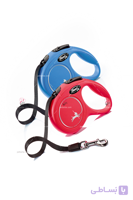 بند قلاده ۳ متری نواری مدل نیو کلاسیک XS فلکسی | Flexi Dog Retractable Cord Leash