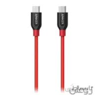 کابل تبدیل USB-C به USB-C انکر مدل A8187 Powerline Plus طول 0.9 متر