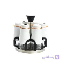 ست جا ادویه ای Perotti مدل 11595 رنگ سفید