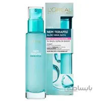 سرم آبرسان لورآل مخصوص پوست نرمال تا خشک ا Loreal paris hydra genius aloe water normal to dry skin