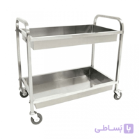 ترالی حمل غذا استیل مدل 612