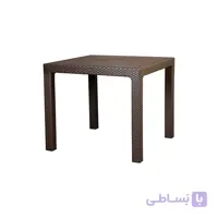 میز مربع حصیر بافت ناصر پلاستیک کد 323