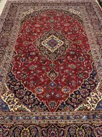 فرش دستباف ۹ متری کاشان لاکی