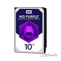 هارد دیسک اینترنال وسترن دیجیتال سری بنفش ظرفیت 10 ترابایت ا Western Digital Purple Internal Hard Drive 10TB کد 342153