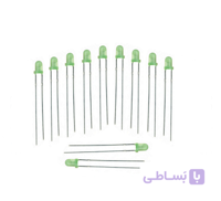 LED سبز 3mm مات (بسته 1000 تایی)