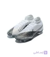 کفش فوتبال نایک مرکوریال های کپی Nike Mercurial Superfly VII Elite FG Football Boots White/Black/Green