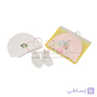 ست کلاه و دستکش و پاپوش تک چاپ