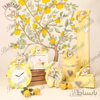 قاب عکس خرسی رنگ لیمویی
