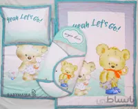 ست خواب مخمل نوزادی Roya love مدل lets go