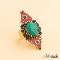 انگشتر باز نپالی نگین دار