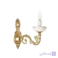 چراغ دیواری تک شعله چشمه نور مدل C2912/1W-WT