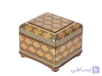 جعبه جواهرات خاتم کاری کوچک