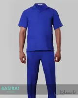 اسکراب جراحی (بلوز و شلوار اتاق عمل)- يقه‌دار