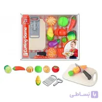 ست بزرگ اسباب بازی صیفی جات برشی Cutting Game