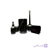 ست سرویس بهداشتی 2جداره رمانتیک طرح ماربل لیمون