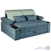 مبل تخت خواب شو دو نفره چشمه نور مدل MA-514/BL آبی