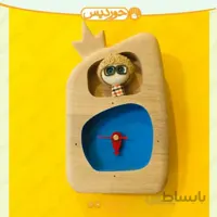 ساعت کودک کد P2 پسر عینکی (عمودی اناری)