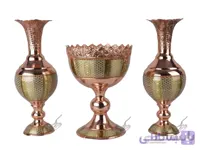 سرویس آجیل خوری و سنبلدان مس و خاتم