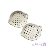ظرف سرو مایا هوم طرح دایره بسته دو عددی کد 009