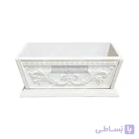 گلدان مکعب سنگ مصنوعی