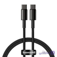 کابل Type C به Type C فست شارژ بیسوس Baseus Tungsten Gold PD QC4 CATWJ-01