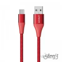 کابل تبدیل USB به UBS C انکر مدل A8462 PowerLine+ II طول 0.9 متر