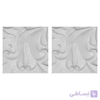 دیوارپوش تندیس و پیکره شهریار مدل امای کد W1010 19 بسته 2 عددی