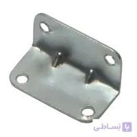 گونیا 90 درجه 4 سوراخ فلزی مدل NAT طول 35 ارتفاع 19 میلی‌متر بسته 50 عددی