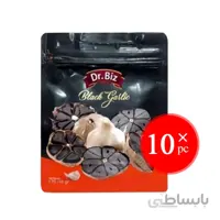 پک 10 بسته ای سیر سیاه دکتر بیز مقدار 170 گرم
